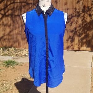 Rock & Republic blue blouse size Small